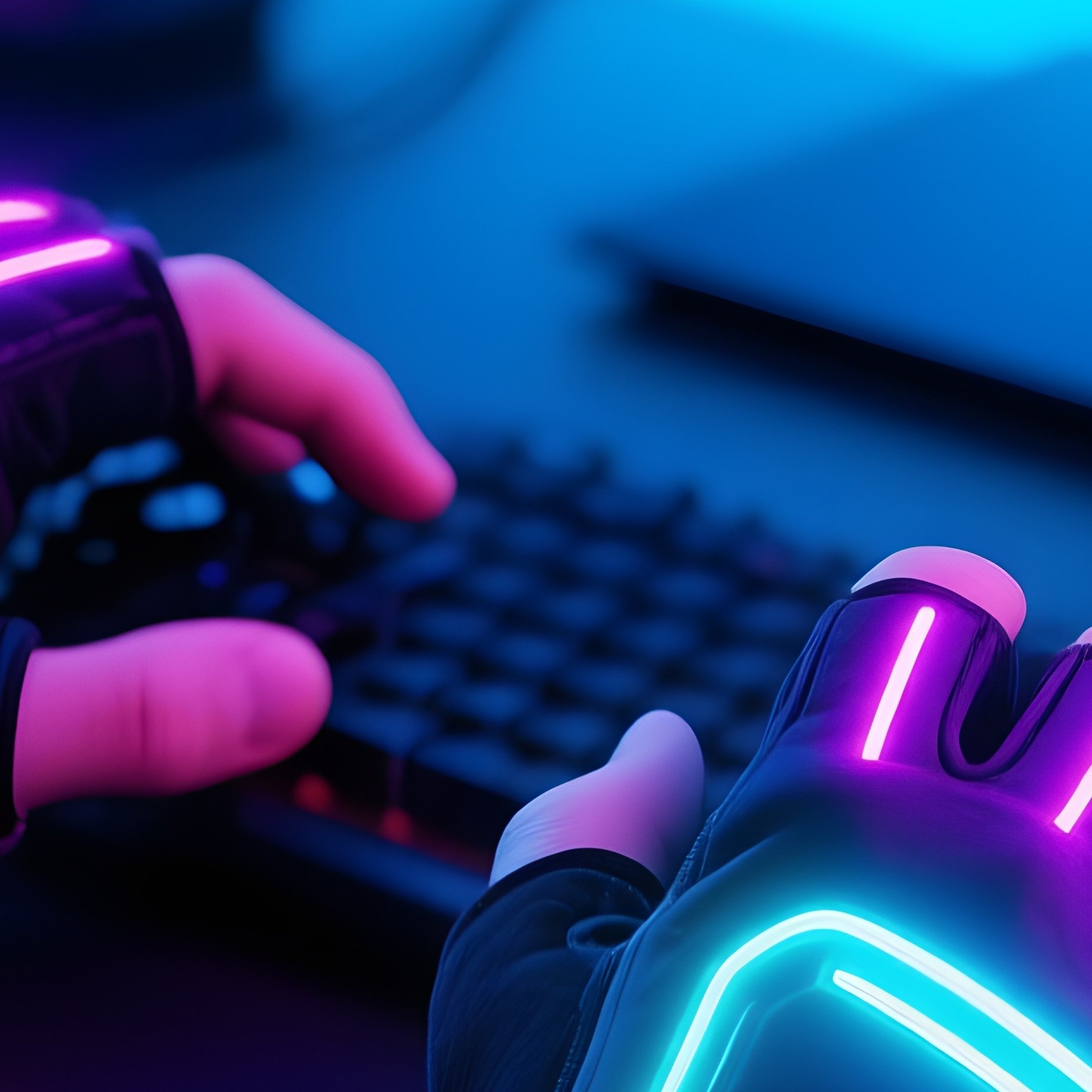 Gaming Gloves Fingerless Rgb Performance Enhancement - Full Resolution Quality Preview