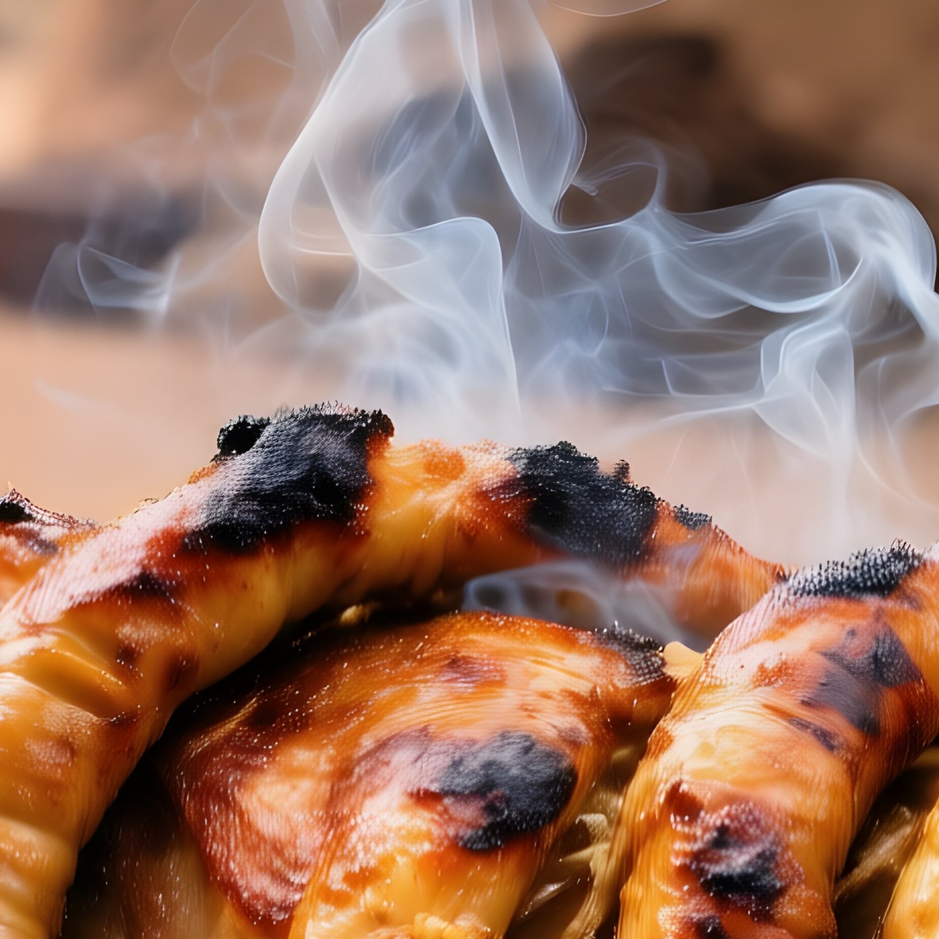 Gardoumpa Traditional Delicacy Roasted Intestines - Full Resolution Quality Preview