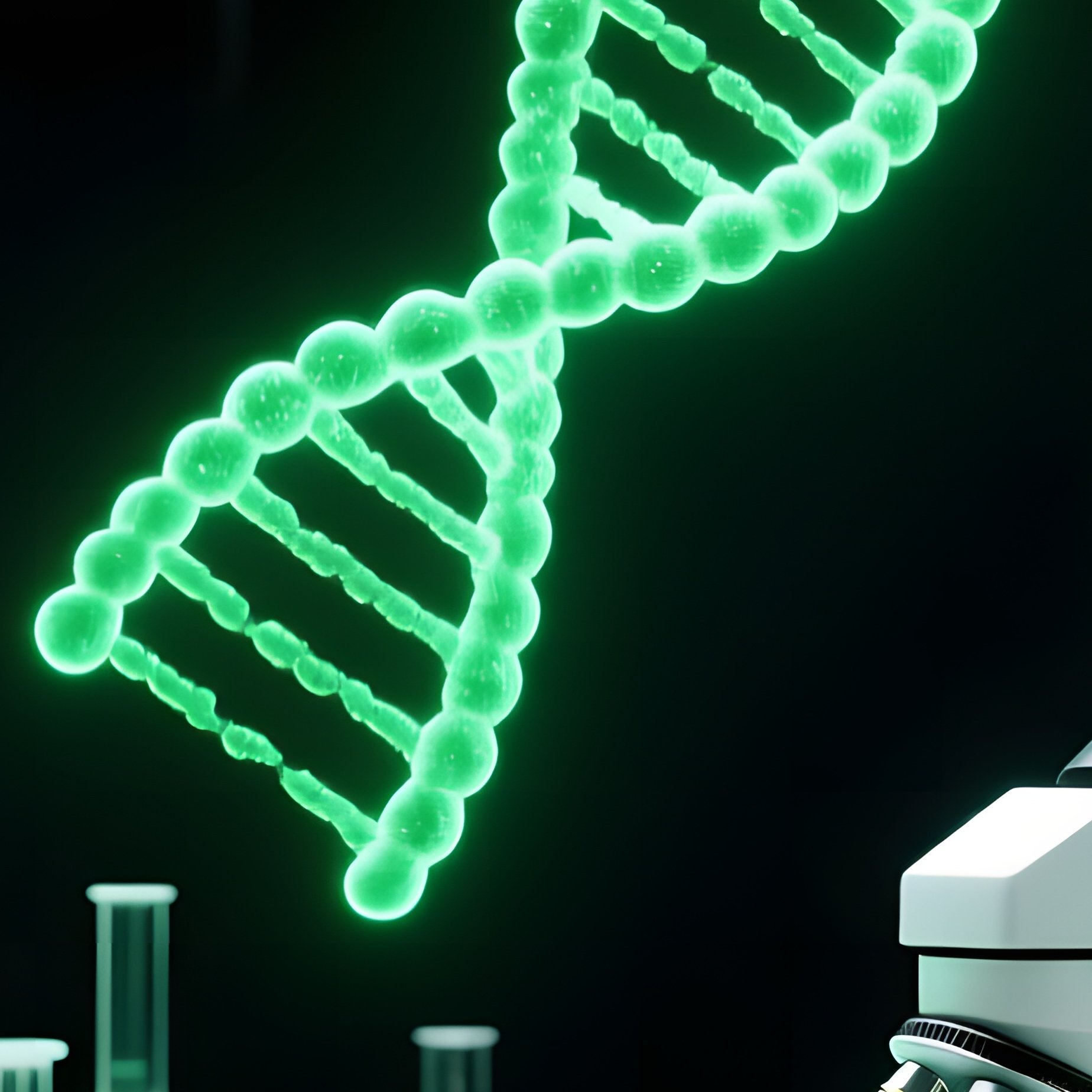 Genetic Engineering Lab With Precision Dna Analysis - Full Resolution Quality Preview
