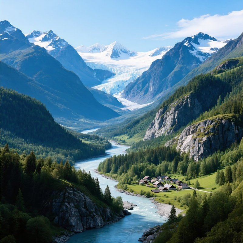 Geographic Specifics Geographisch Mountains And Rivers