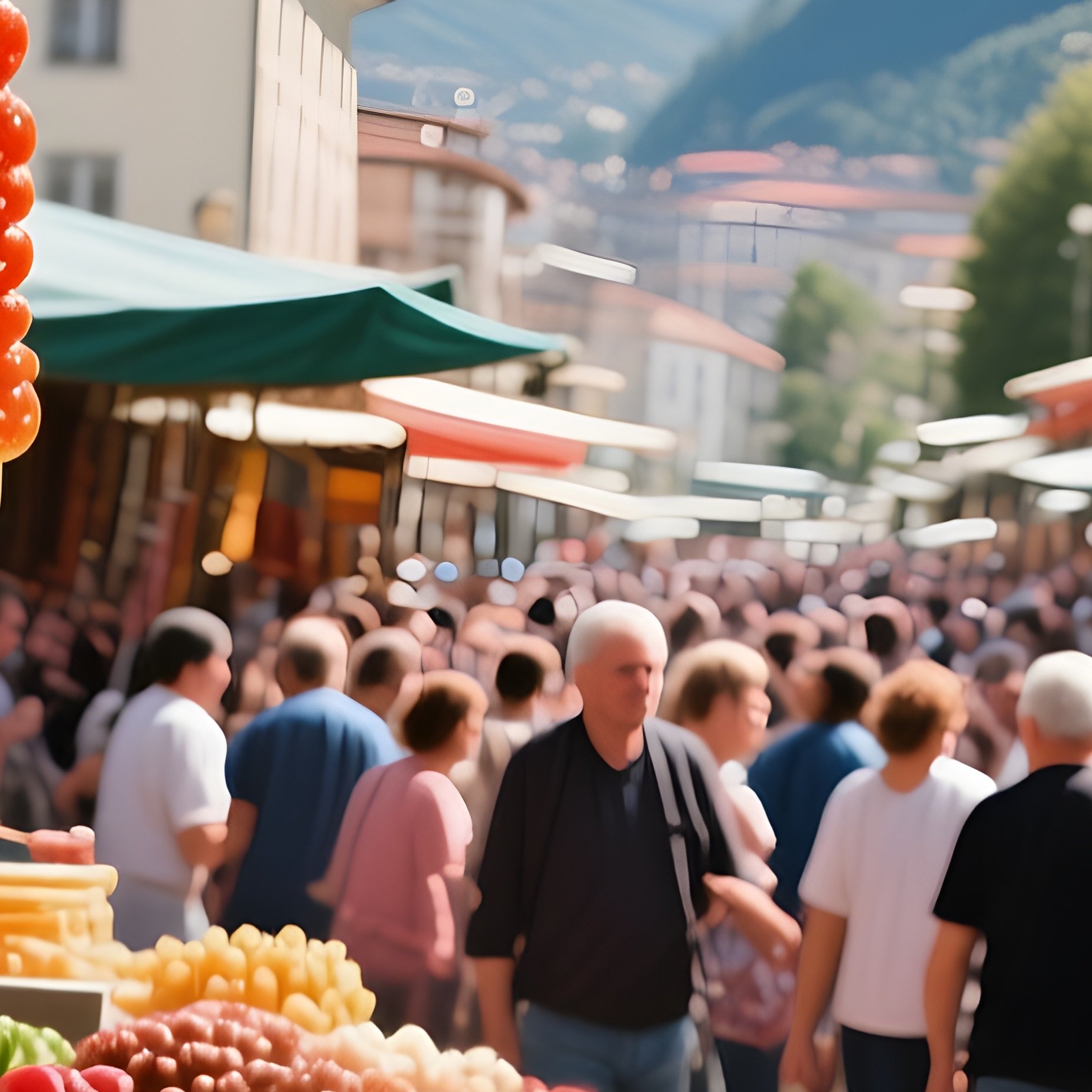 Georgian Market 1986 Tbilisi - Full Resolution Quality Preview