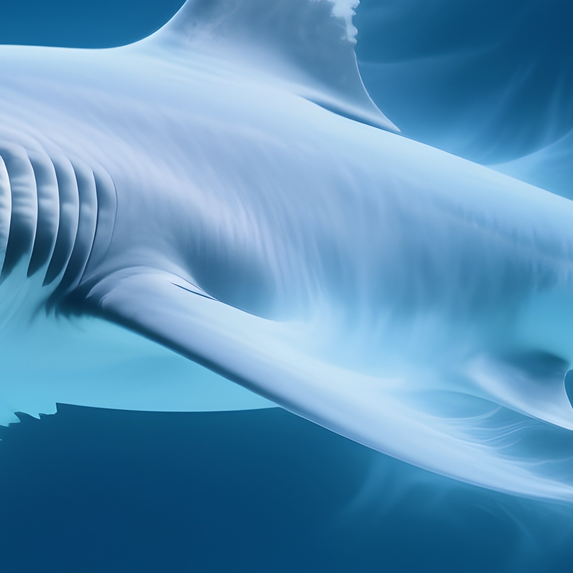 Ghost Shark Swimming Slowly - Full Resolution Quality Preview