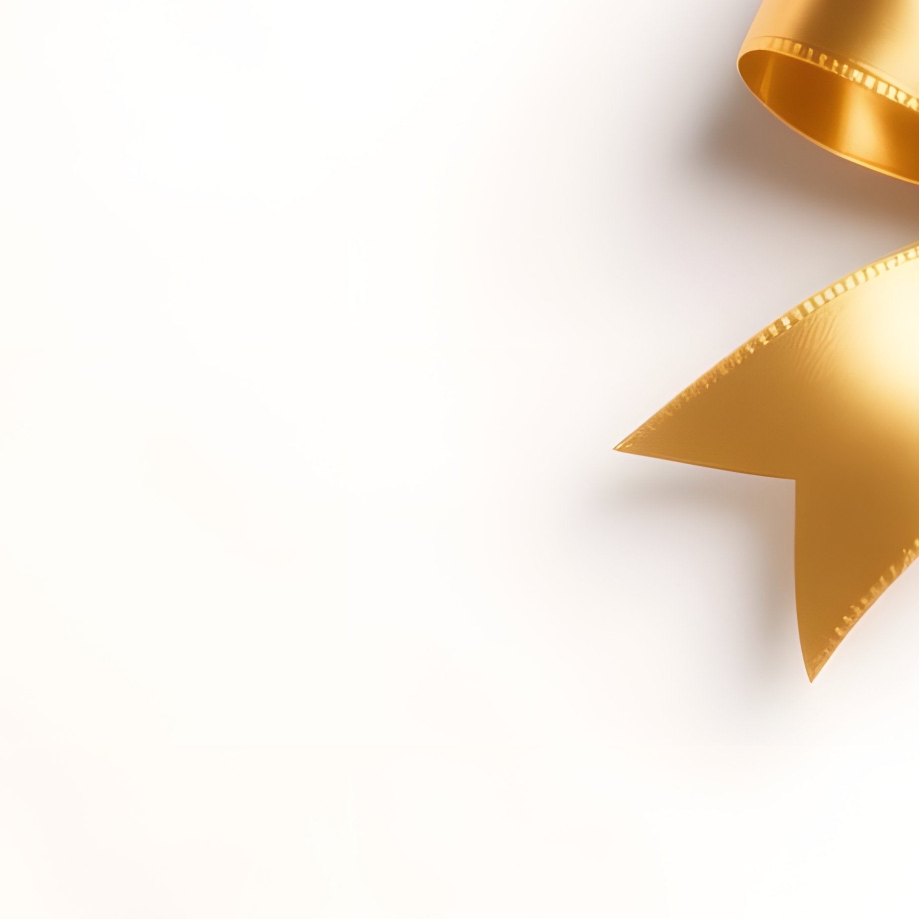Gift Card Or Certificate With A Golden Ribbon Gift Certificate - Full Resolution Quality Preview