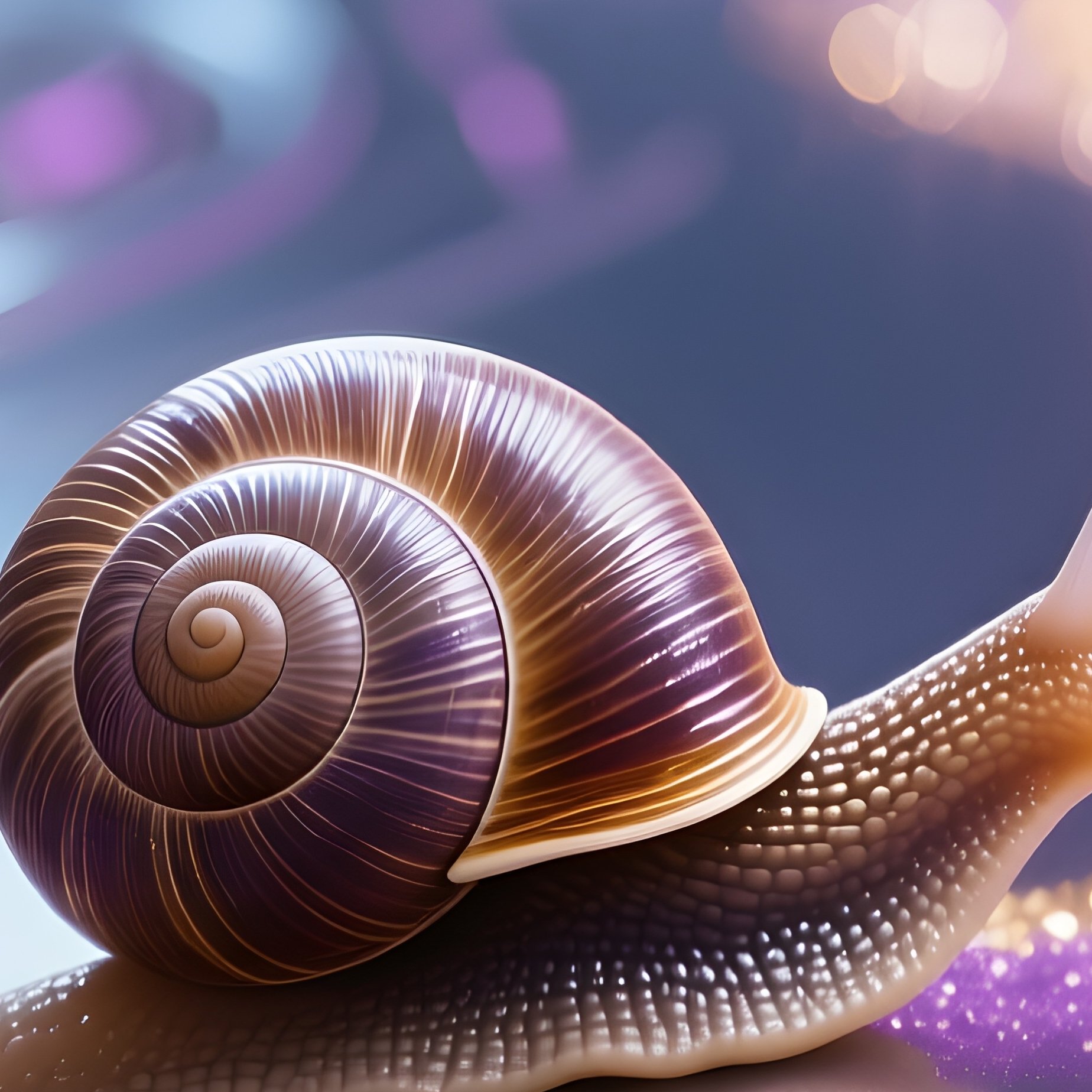 Glitter Trail Snail Science Fiction - Full Resolution Quality Preview