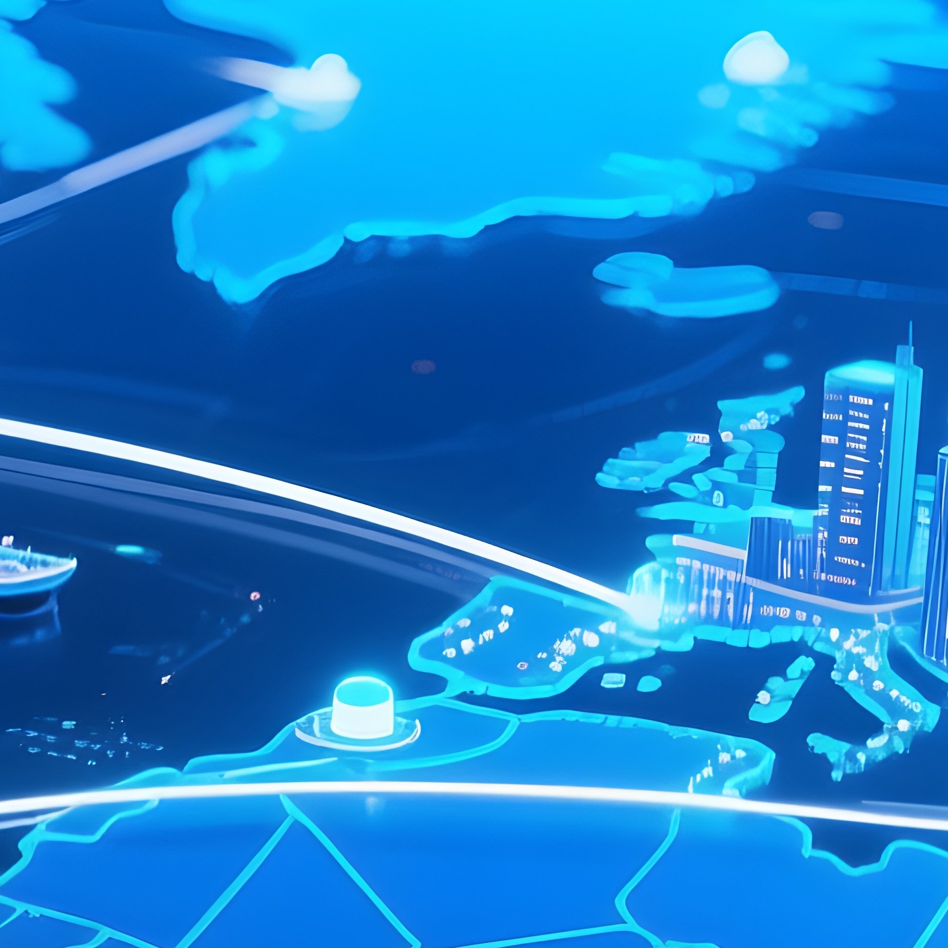 Global Business Logistics Digital Network - Full Resolution Quality Preview