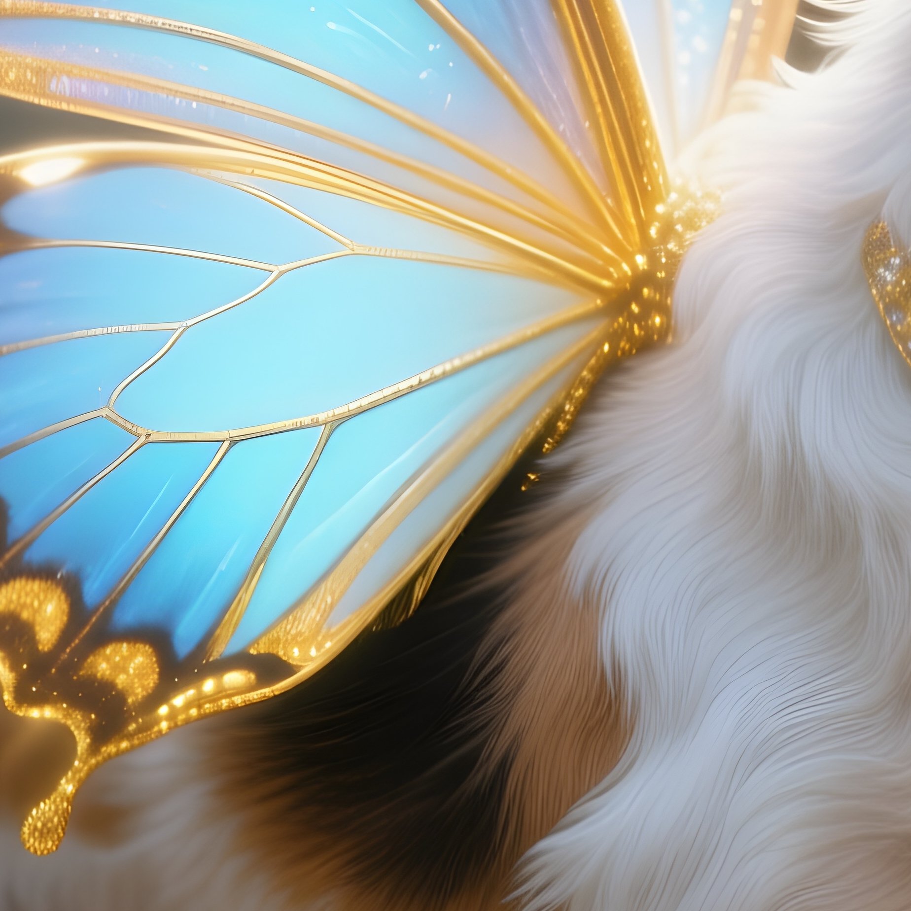 Glowing Butterfly Dog Hybrid Wagging Tail - Full Resolution Quality Preview