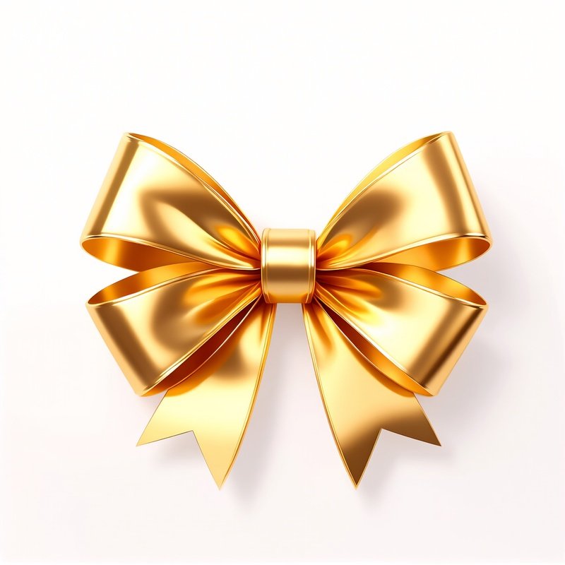 Golden Bow Golden Bow Festive Decoration