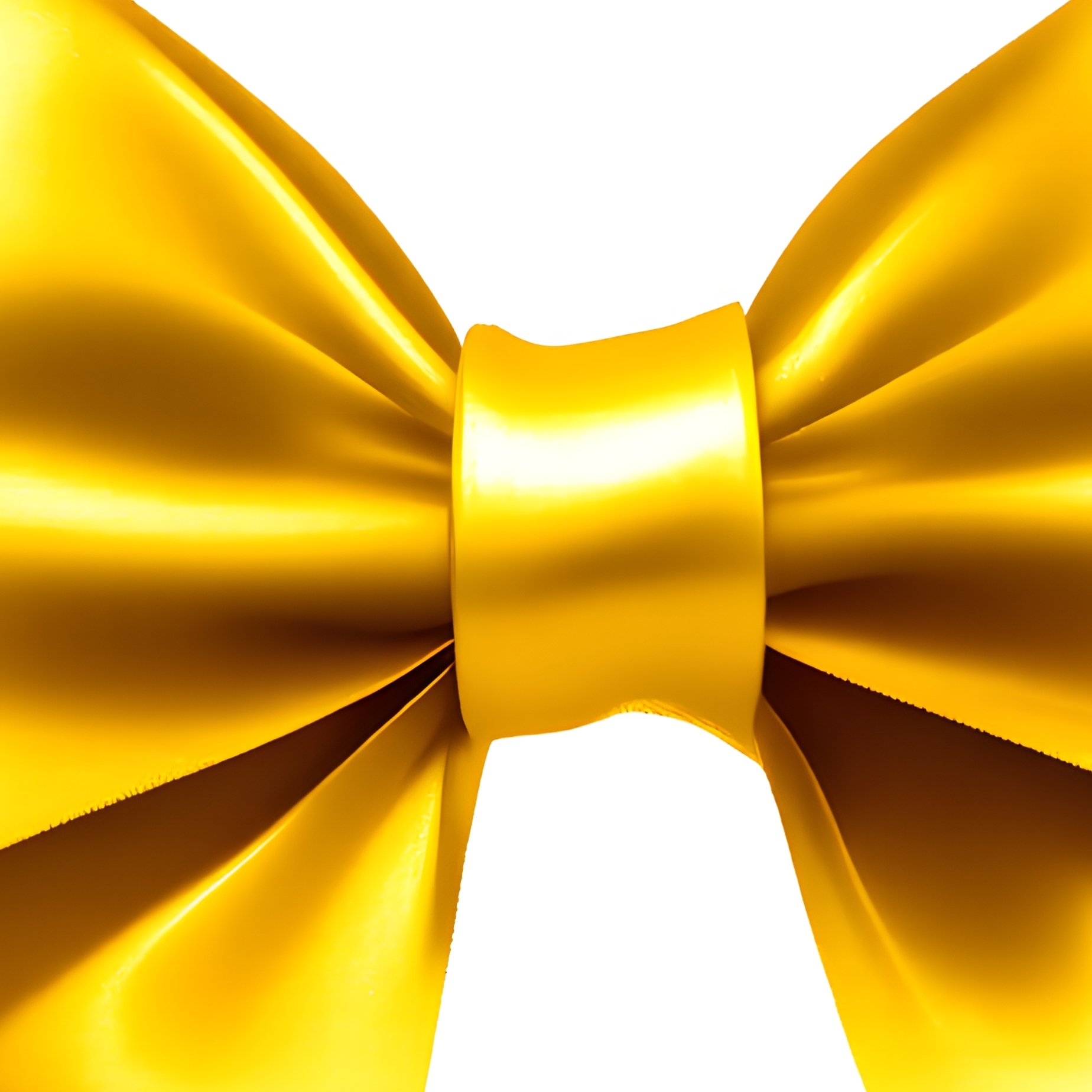 Golden Bow On A Ribbon Golden Bow - Full Resolution Quality Preview
