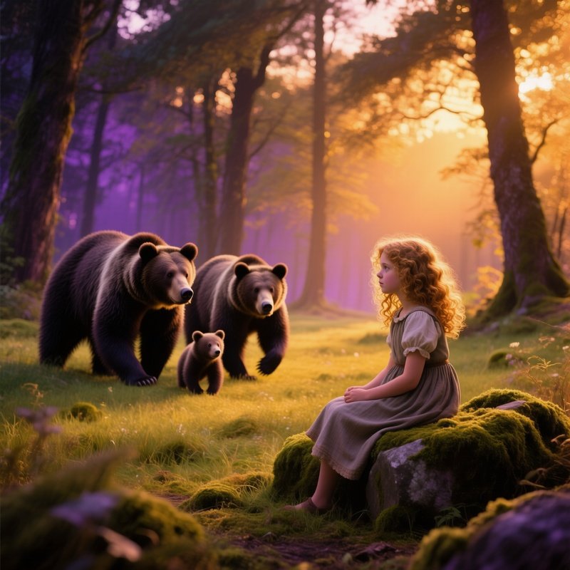 Goldilocks Twilight Meadow Bears