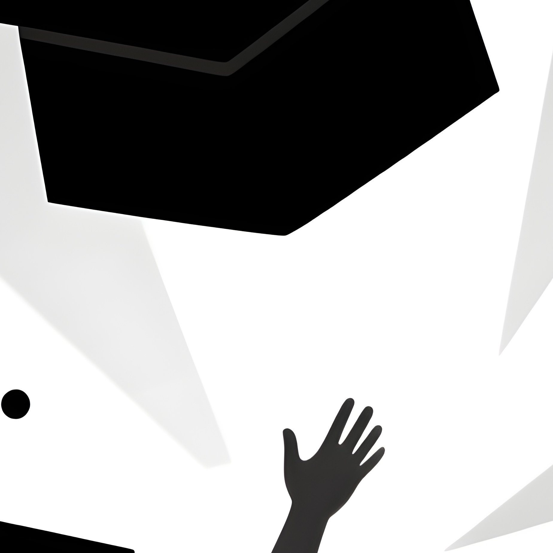 Graduation Cap Toss Celebration Abstract - Full Resolution Quality Preview