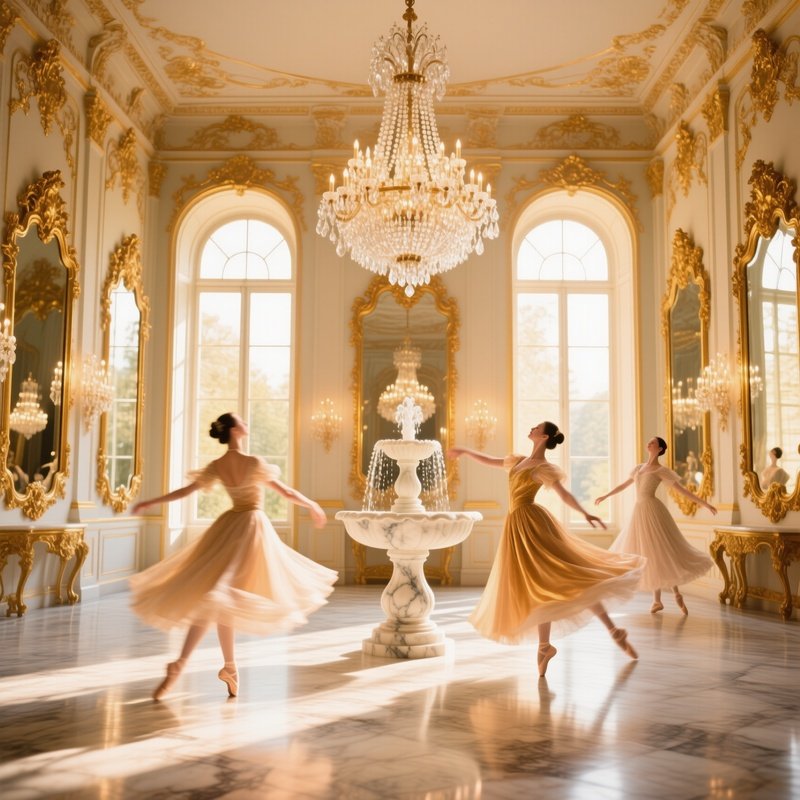 Grand Marble Hall Golden Afternoon Light