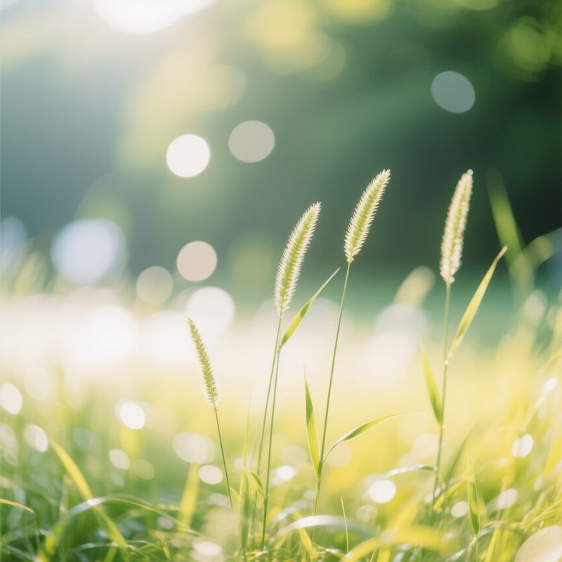 Grass Plants In Sunlight Nature Grass