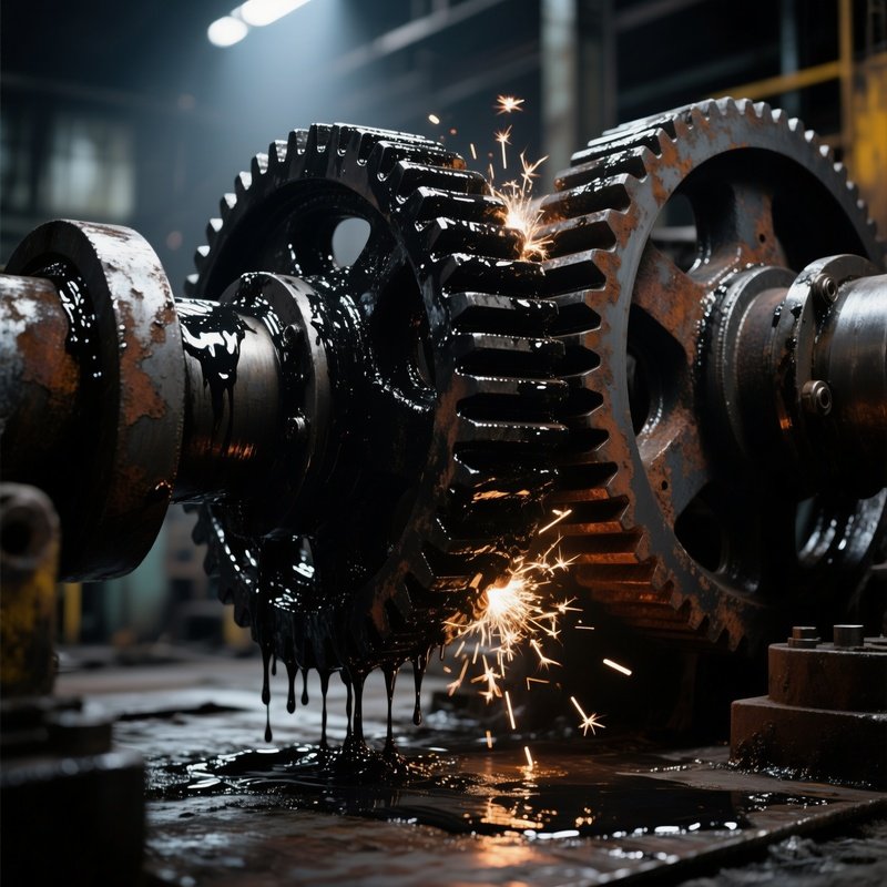 Greased Gears Industrial Machinery