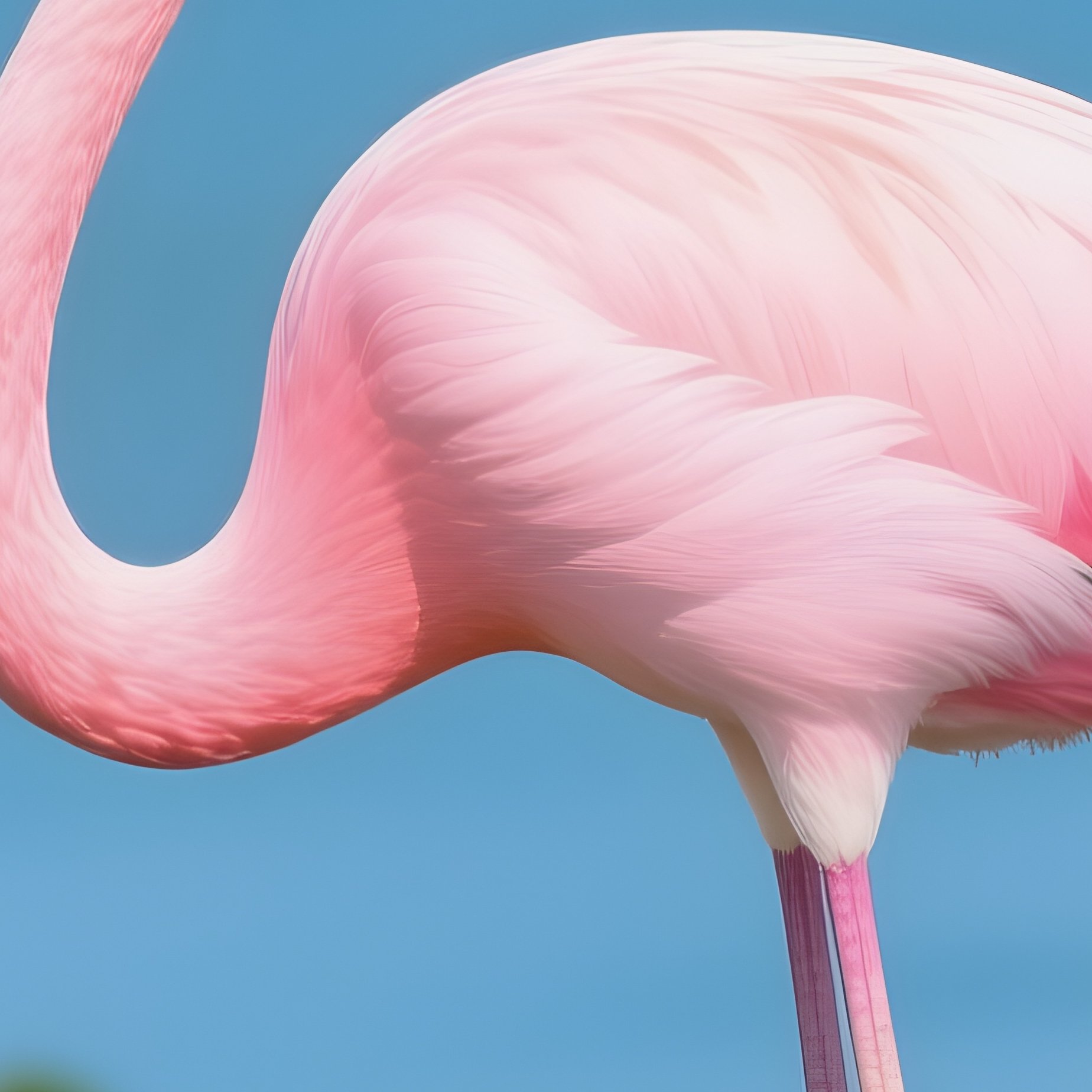 Greater Flamingo Natural Habitat - Full Resolution Quality Preview
