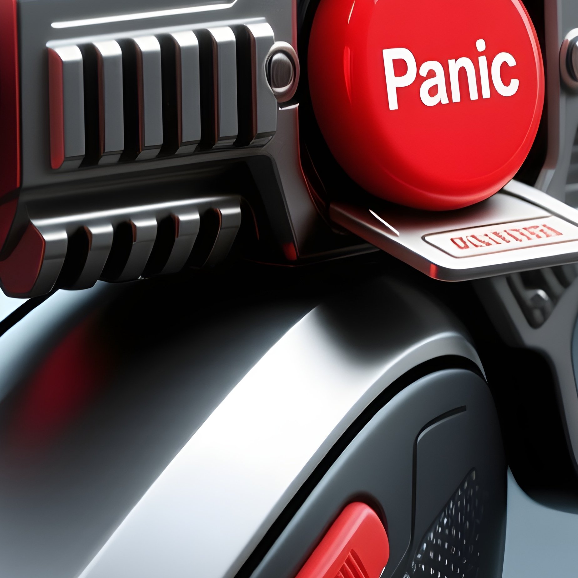 Grenade Launcher Mouse With Panic Button Under Safety Cover - Full Resolution Quality Preview