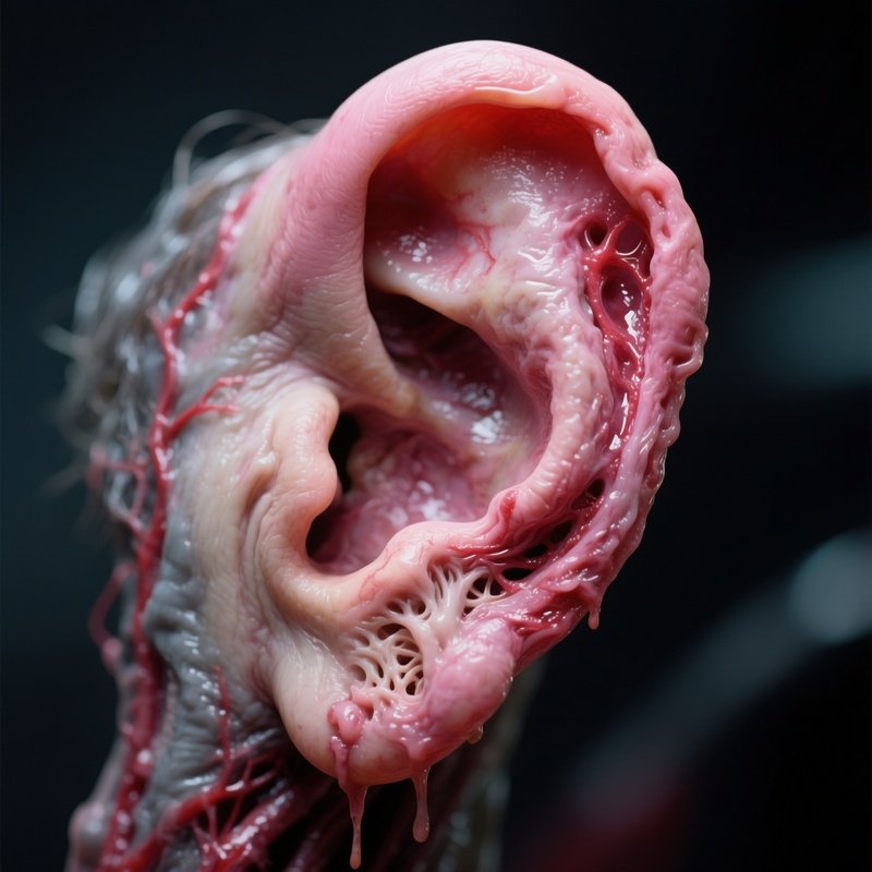 Gross Weird Body Parts Ear Close Up