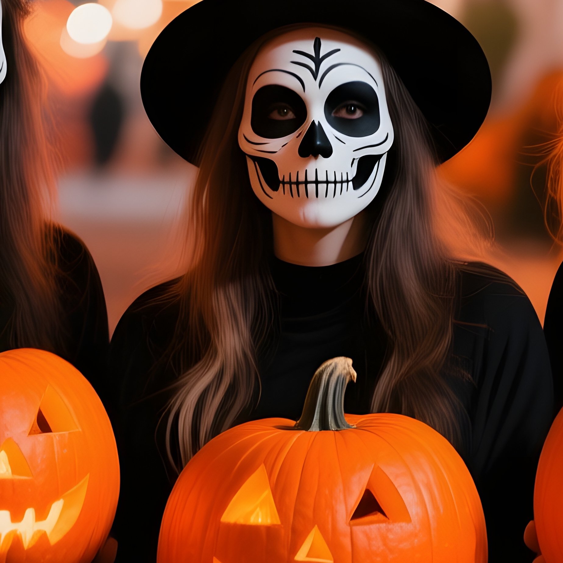 Group Of People Dressed In Halloween Costumes Halloween Costumes - Full Resolution Quality Preview