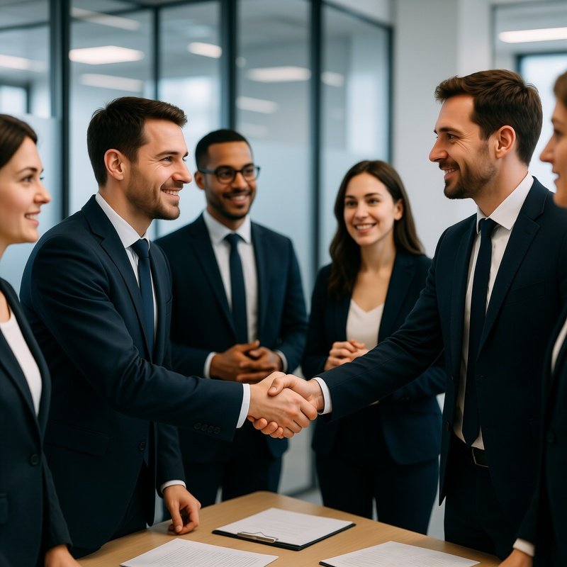 Group Of People In A Professional Setting Business Meeting
