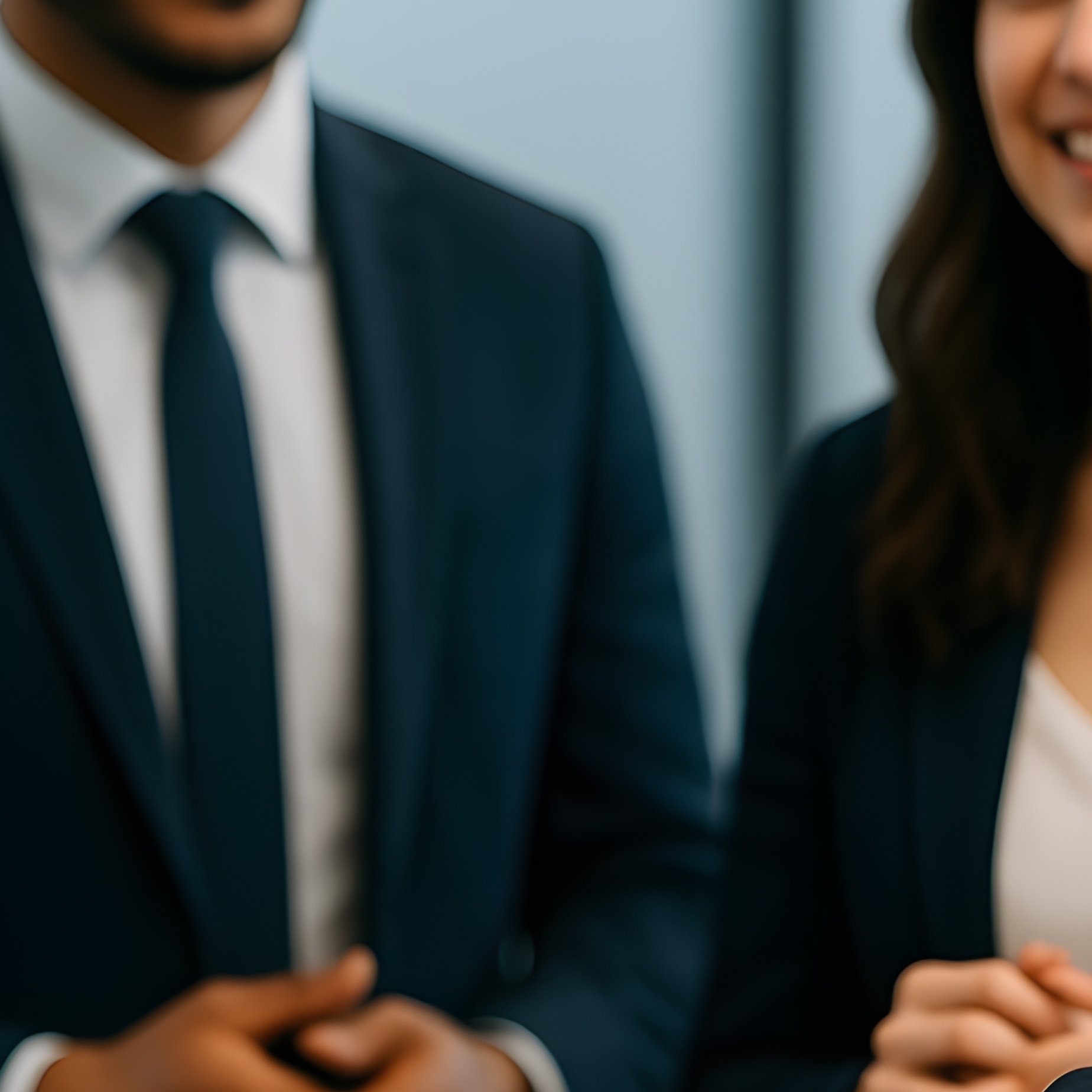 Group Of People In A Professional Setting Business Meeting - Full Resolution Quality Preview