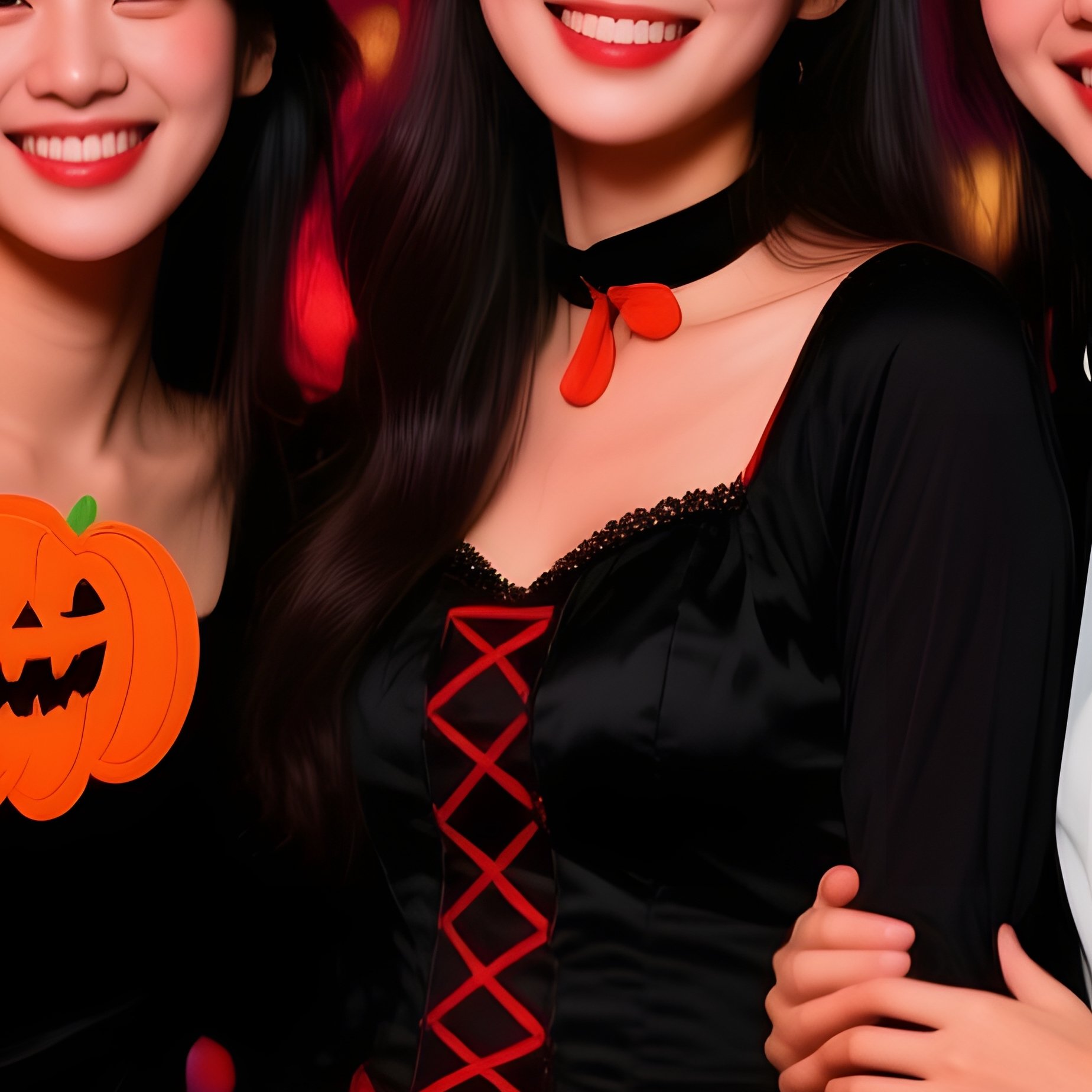 Group Of People In Halloween Costumes Halloween Costumes - Full Resolution Quality Preview