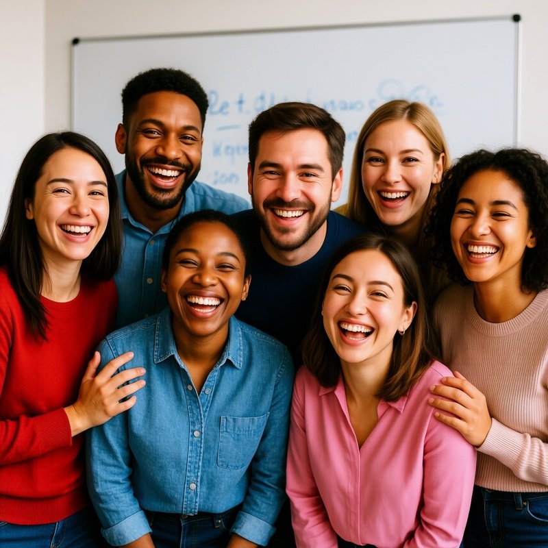 Group Of People Posing Together Group Photo Diversity