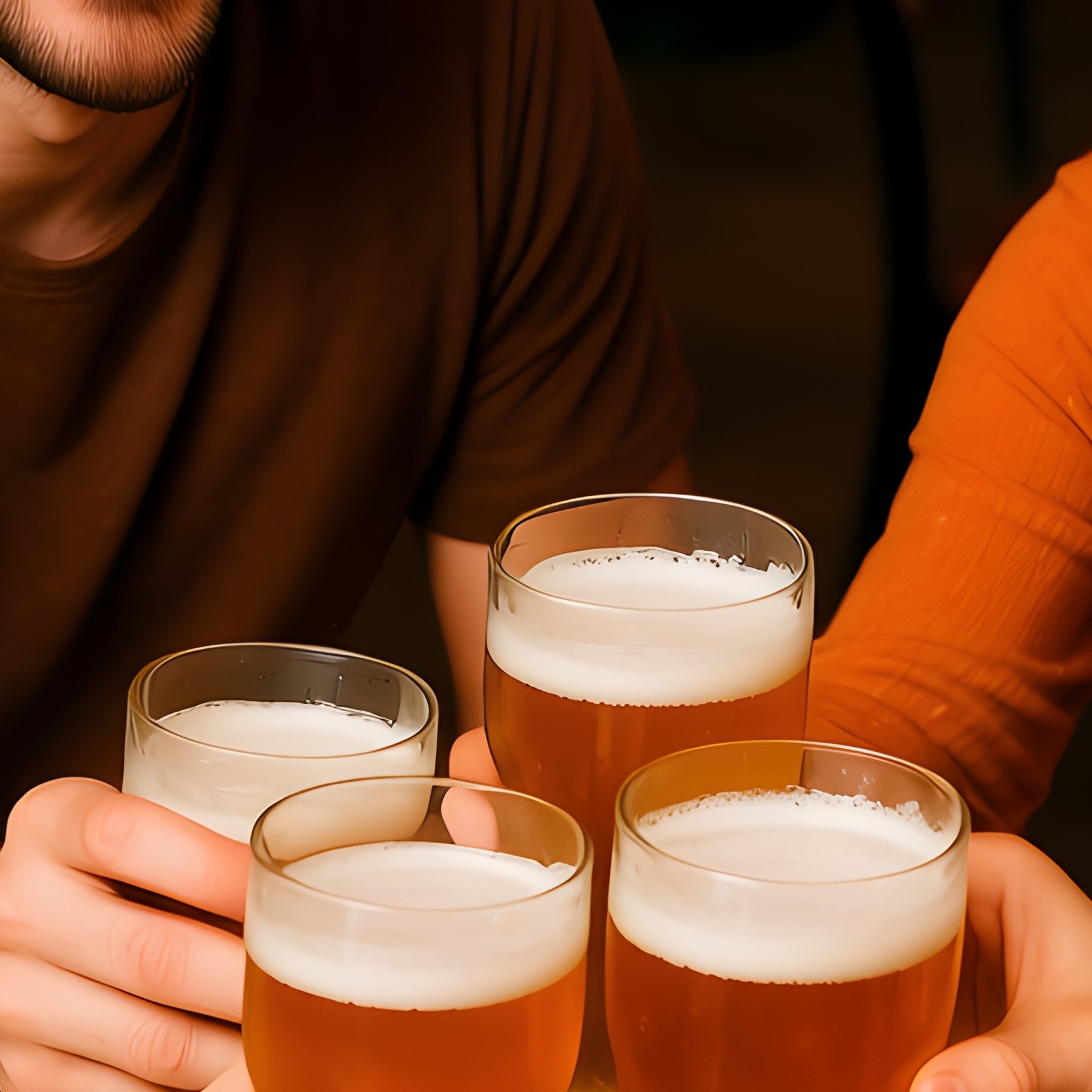 Group Of People Toasting At A Bar Social Gathering Friendship - Full Resolution Quality Preview