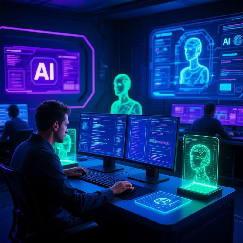 Group Of Programmers Collaborating Digital