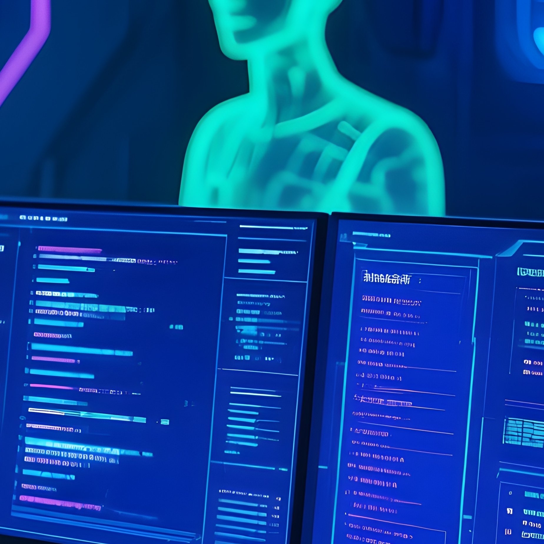 Group Of Programmers Collaborating Digital - Full Resolution Quality Preview