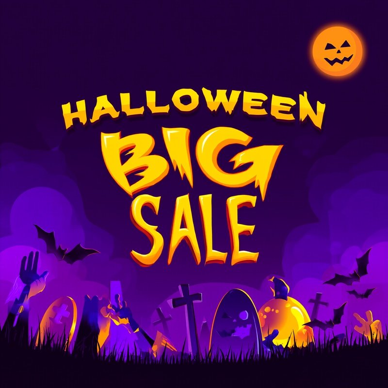 Halloween Big Sale Advertisement Halloween Sale