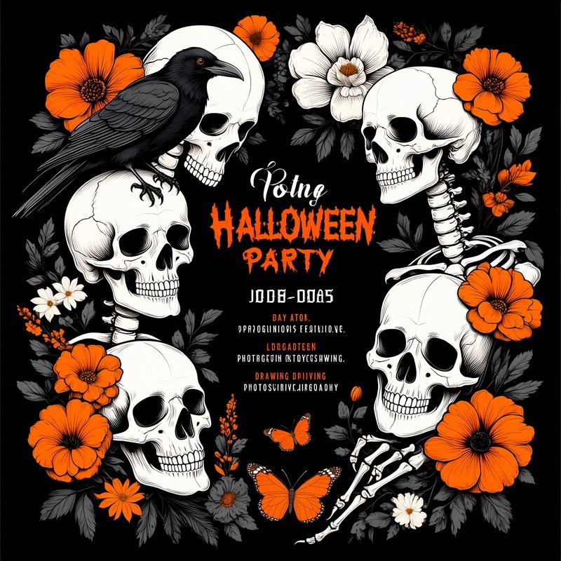 Halloween Party Poster Halloween Party