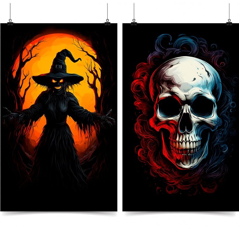 Halloween Party Promotional Posters Halloween Party