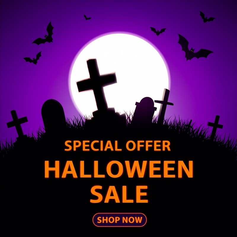 Halloween Sale Advertisement Halloween Sale