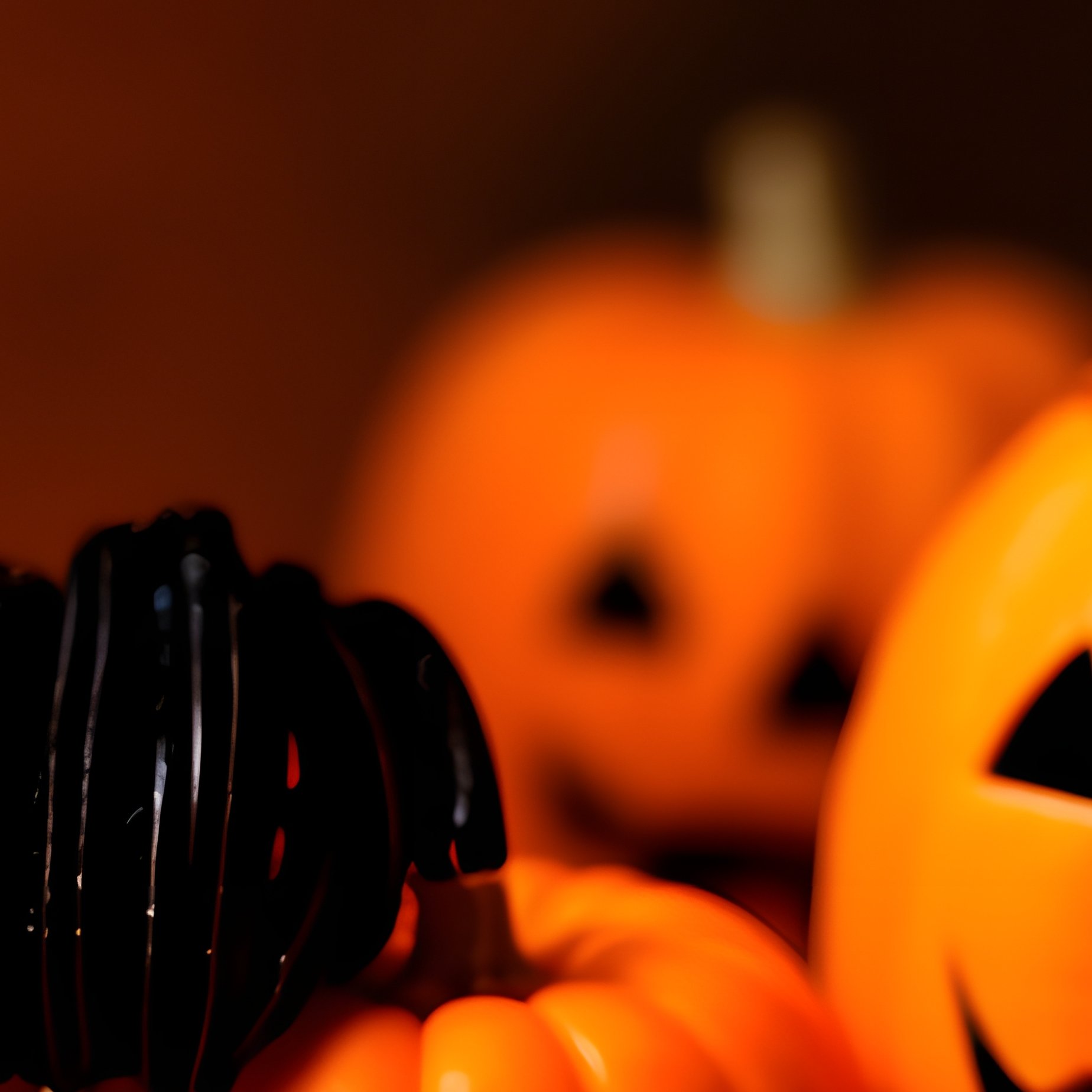 Halloween Themed Arrangement Of Pumpkins And Candies Halloween - Full Resolution Quality Preview