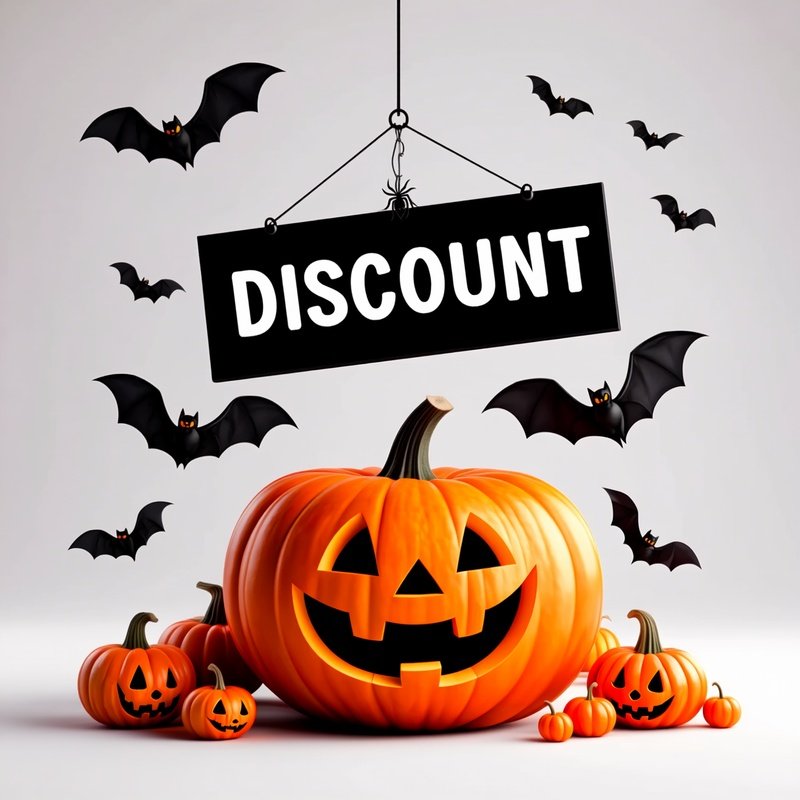 Halloween Themed Discount Advertisement Halloween Discount