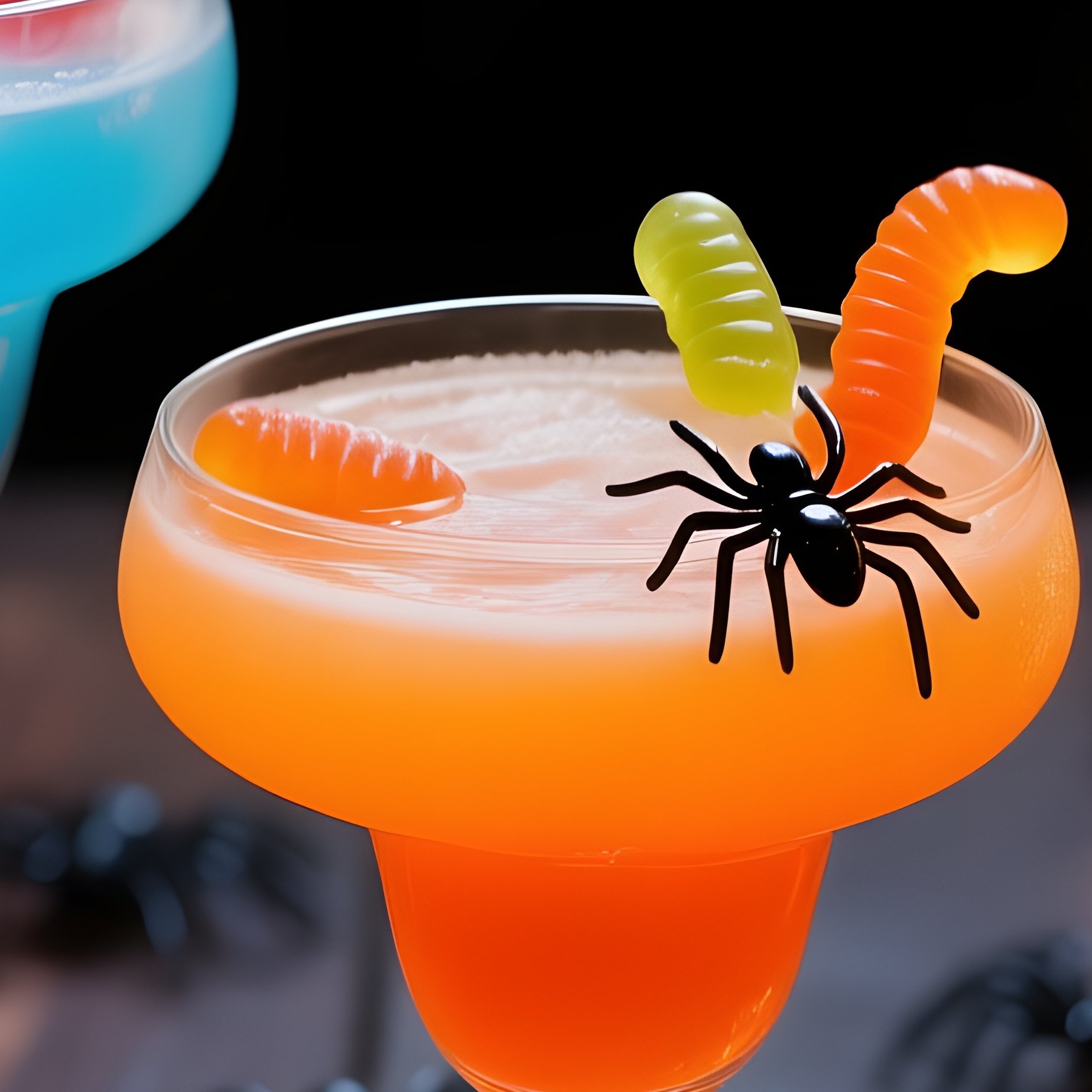 Halloween Themed Drinks Surrounded By Carved Pumpkins Halloween - Full Resolution Quality Preview