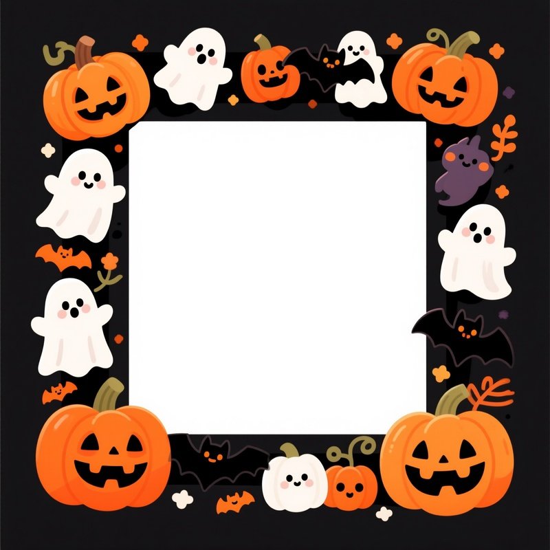 Halloween Themed Frame Halloween Frame