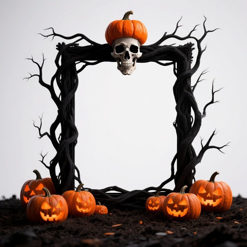 Halloween Themed Frame Halloween Frame