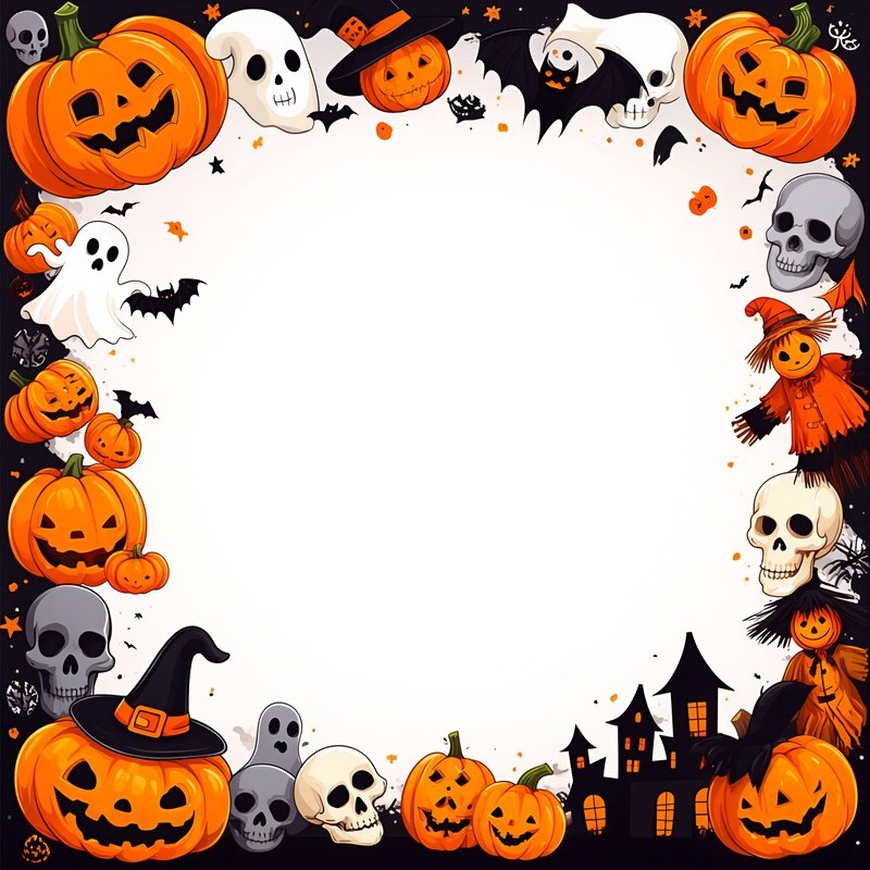 Halloween Themed Frame Halloween Frame