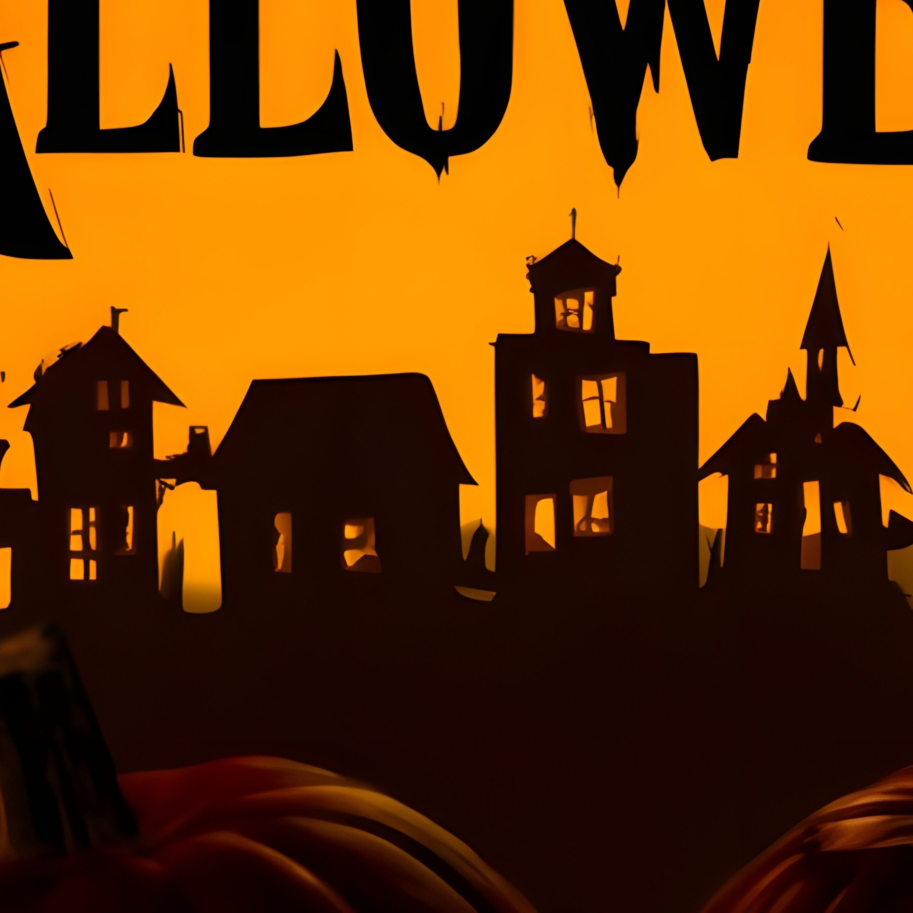 Halloween Themed Greeting Card Halloween Pumpkin - Full Resolution Quality Preview