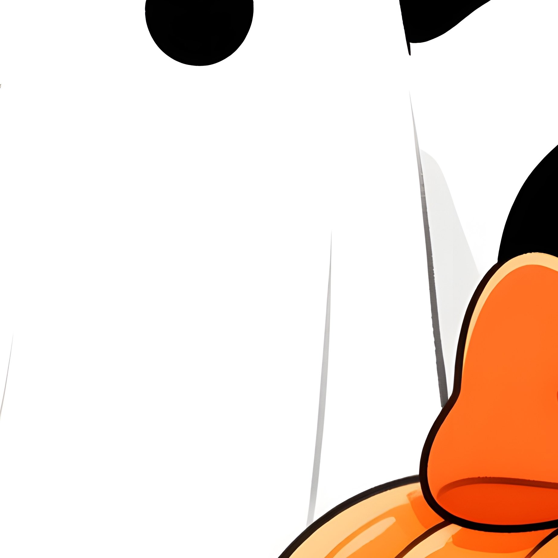 Halloween Themed Illustration Featuring A Ghost And A Pumpkin - Full Resolution Quality Preview