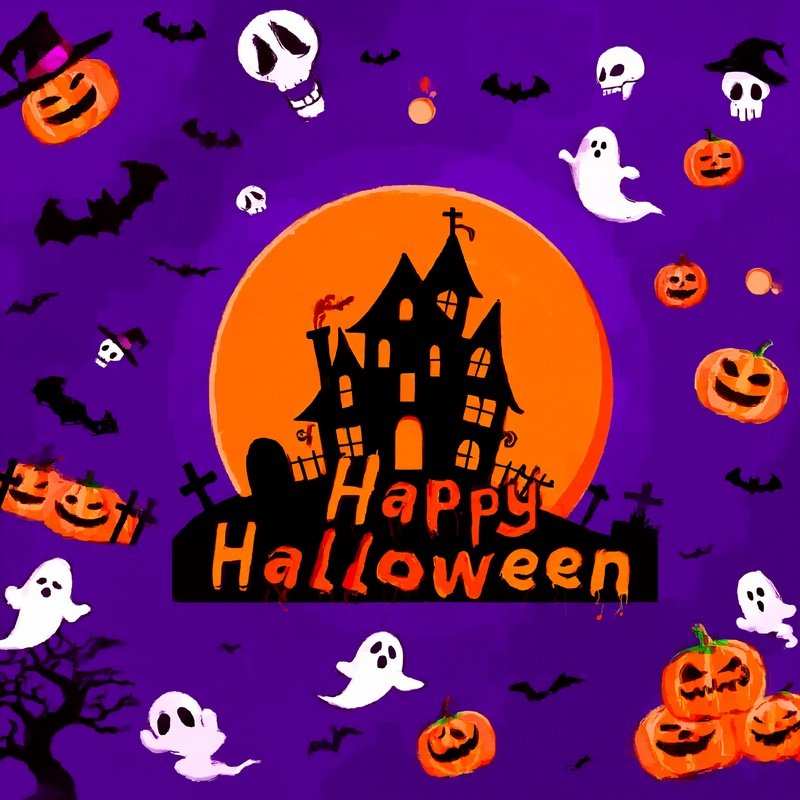 Halloween Themed Illustration Halloween Illustration