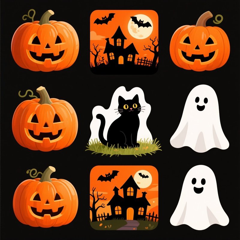 Halloween Themed Illustrations Halloween Pumpkin