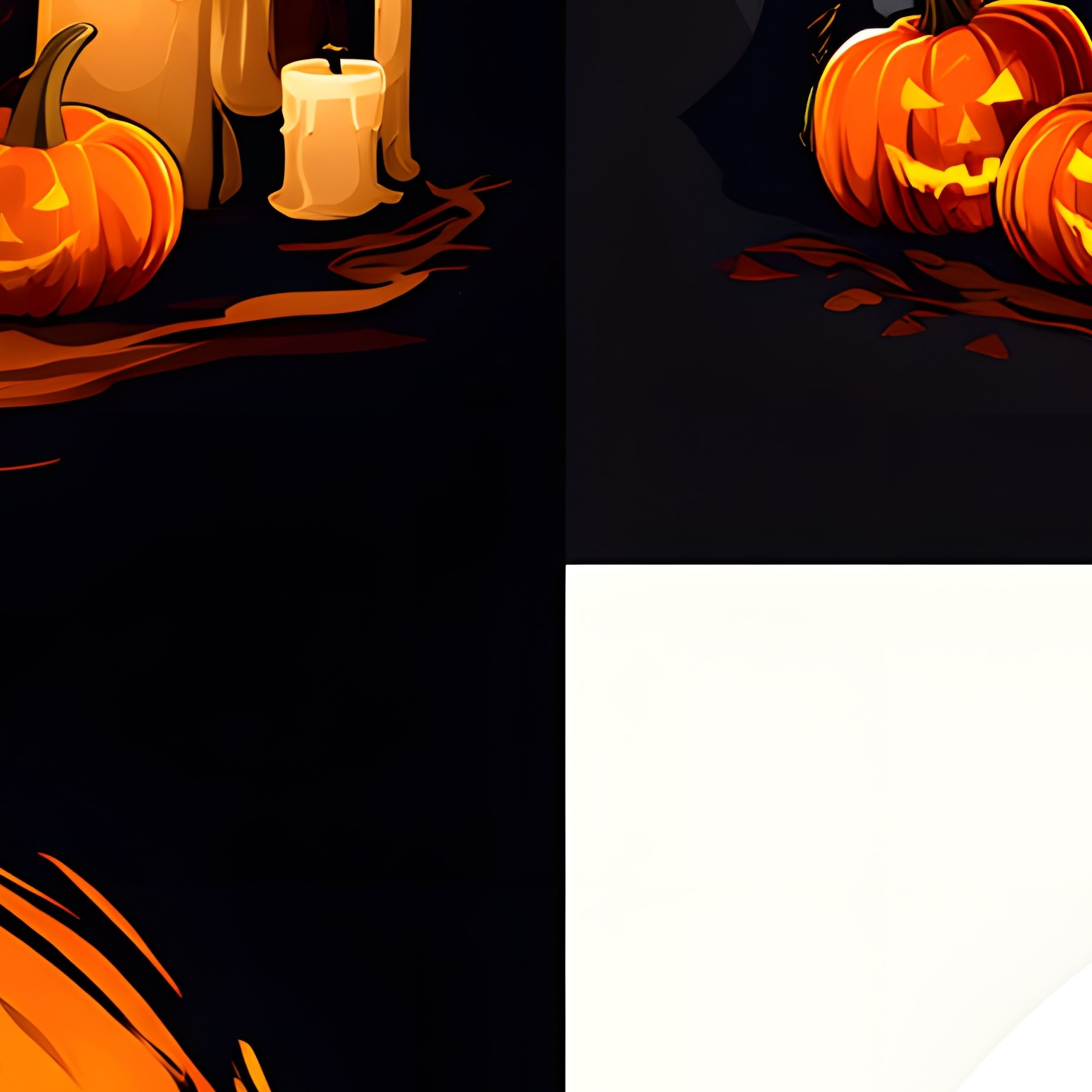 Halloween Themed Illustrations Of Pumpkins Halloween Pumpkin - Full Resolution Quality Preview