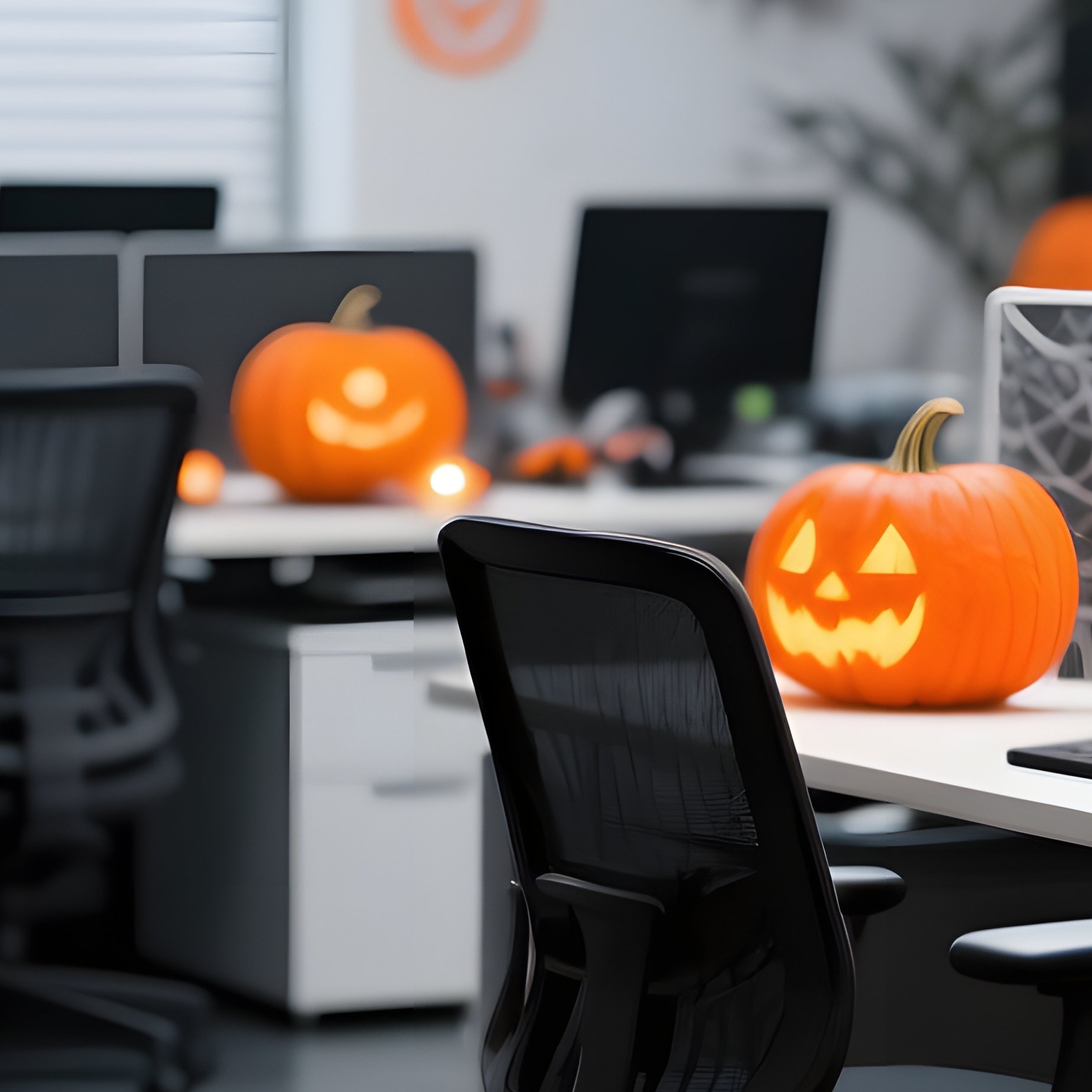 Halloween Themed Office Setting Halloween Office - Full Resolution Quality Preview
