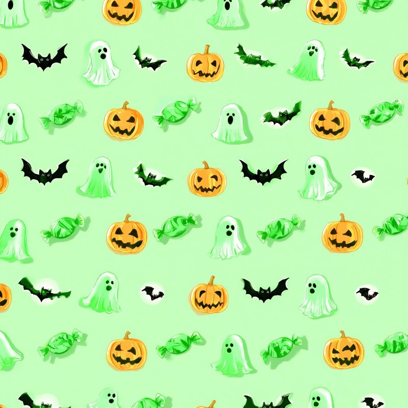 Halloween Themed Pattern Halloween Pattern