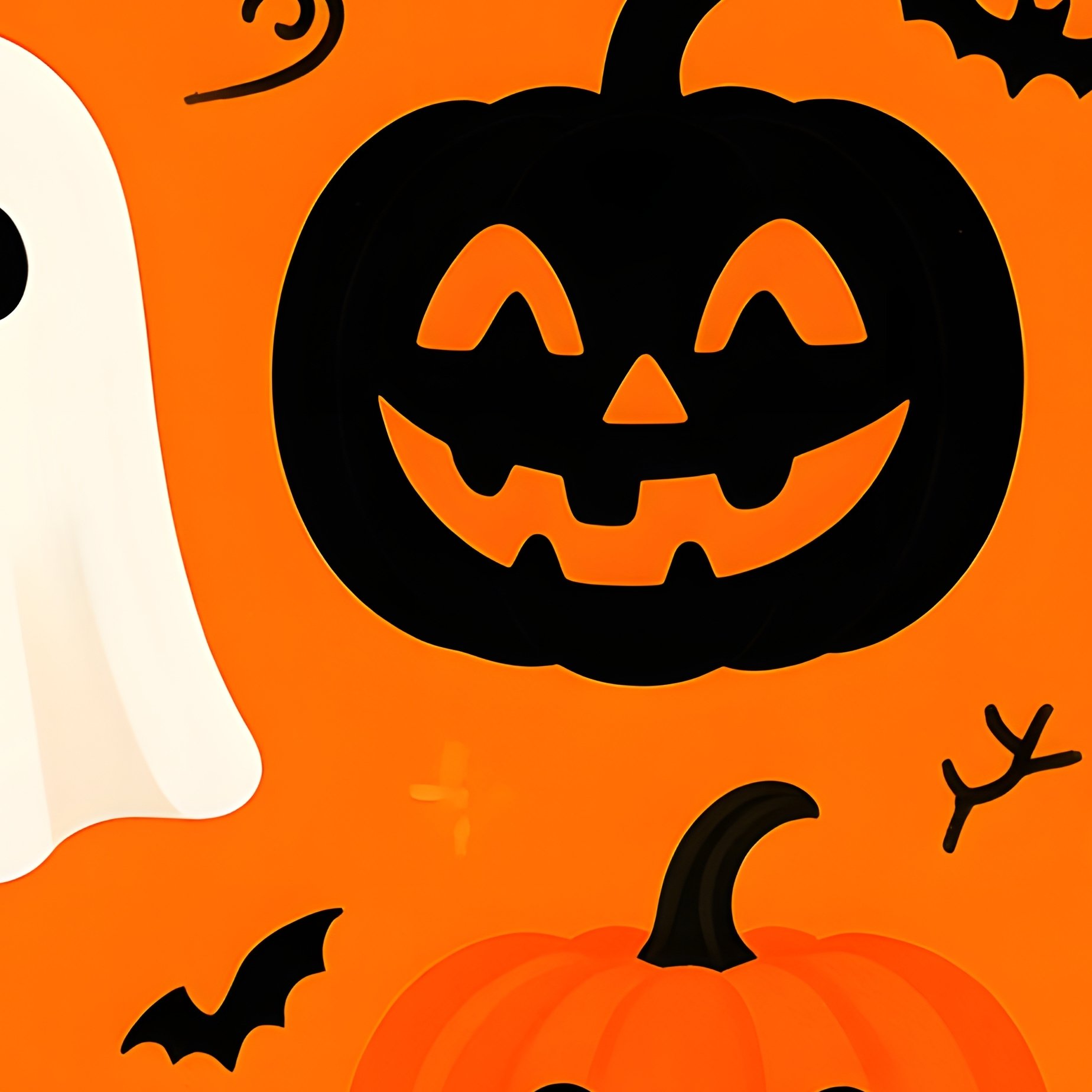 Halloween Themed Pattern Halloween Pattern - Full Resolution Quality Preview