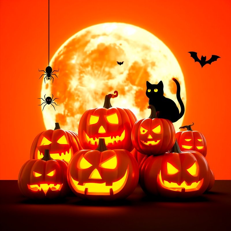 Halloween Themed Pumpkin Lanterns Halloween Pumpkin