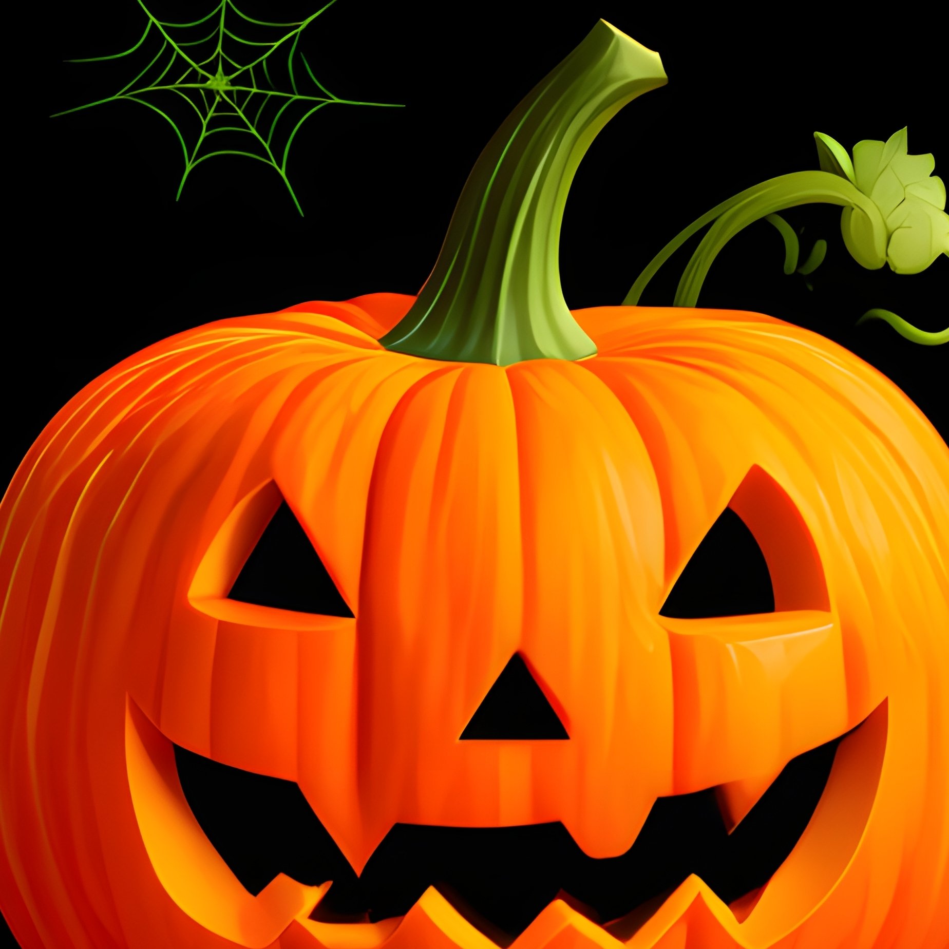 Halloween Themed Pumpkin Pattern Halloween Pumpkins - Full Resolution Quality Preview