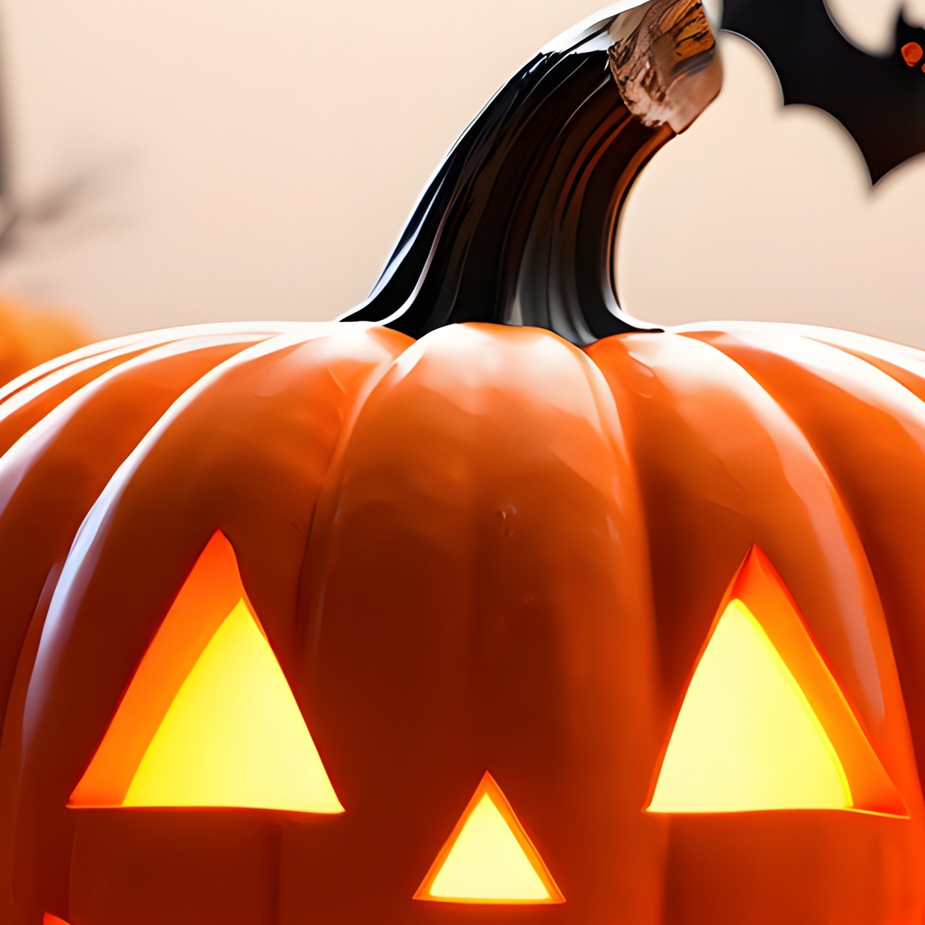 Halloween Themed Pumpkin Scene Halloween Pumpkins - Full Resolution Quality Preview