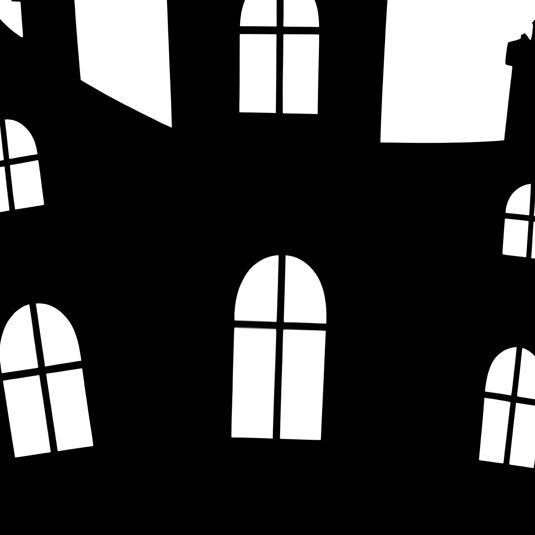 Halloween Themed Scene Featuring A Haunted House Halloween - Full Resolution Quality Preview